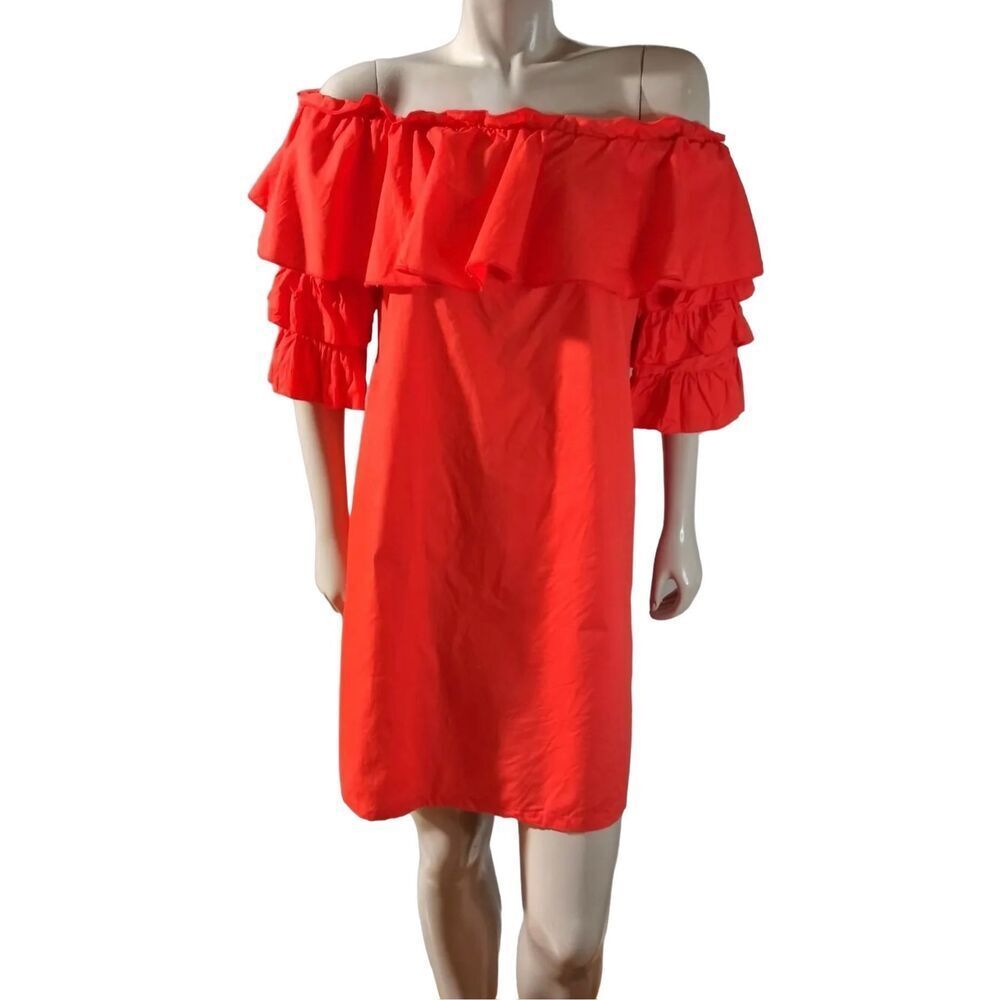 Signature I Studio Off Shoulder Shirt Dress Sz Xl